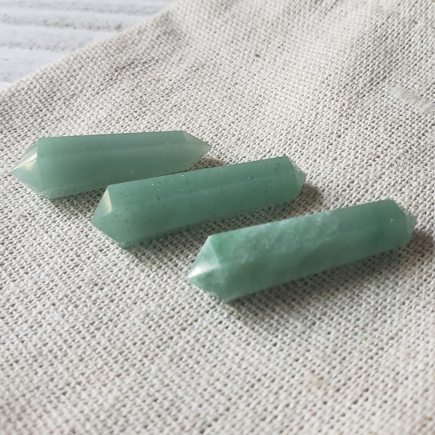 30x8x6mm Double Terminated Gemstone Crystal Points
