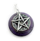 Pentagram Pendant with Gemstone Donut by Wildstone | Sterling Silver