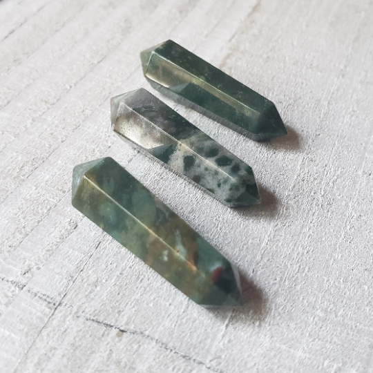 30x8x6mm Double Terminated Gemstone Crystal Points