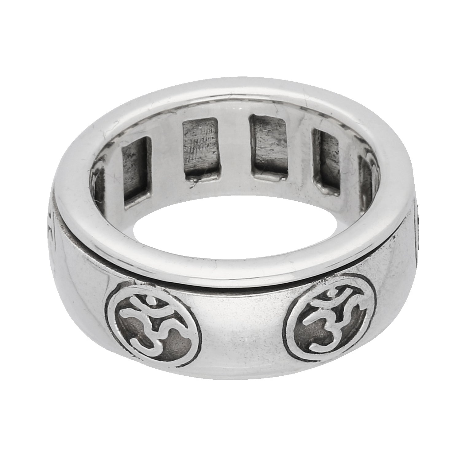 Om-ring, aum-symbool, yogaring, zen-sieraden, mantra-ring, boeddha-ring, spiritueel, meditatie, yogi-cadeau, namaste, ohm-sieraden, messing ring - België