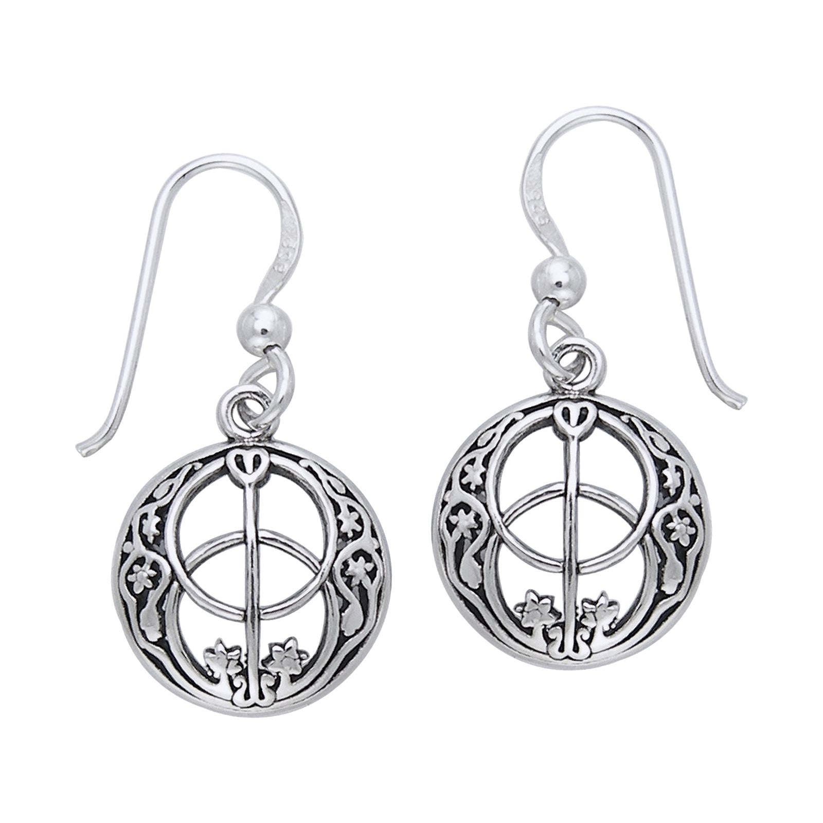 Moonlight Mysteries Sterling Silver Chalice Well Pendant - Sacred Symbol Of Avalon - View #11