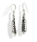 Ghillies Irish Dancing Soft Shoes Sterling Silver Hook Earrings - Silver Insanity