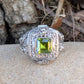 Midnight Elixir - Square Poison Locket Box Sterling Silver Ring