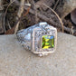 Midnight Elixir - Square Poison Locket Box Sterling Silver Ring