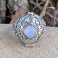 Gemstone Poison Ring in Sterling Silver - Secret Keeper