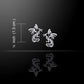 Small Flying Dragons - Detailed Sterling Silver Post Stud Earrings