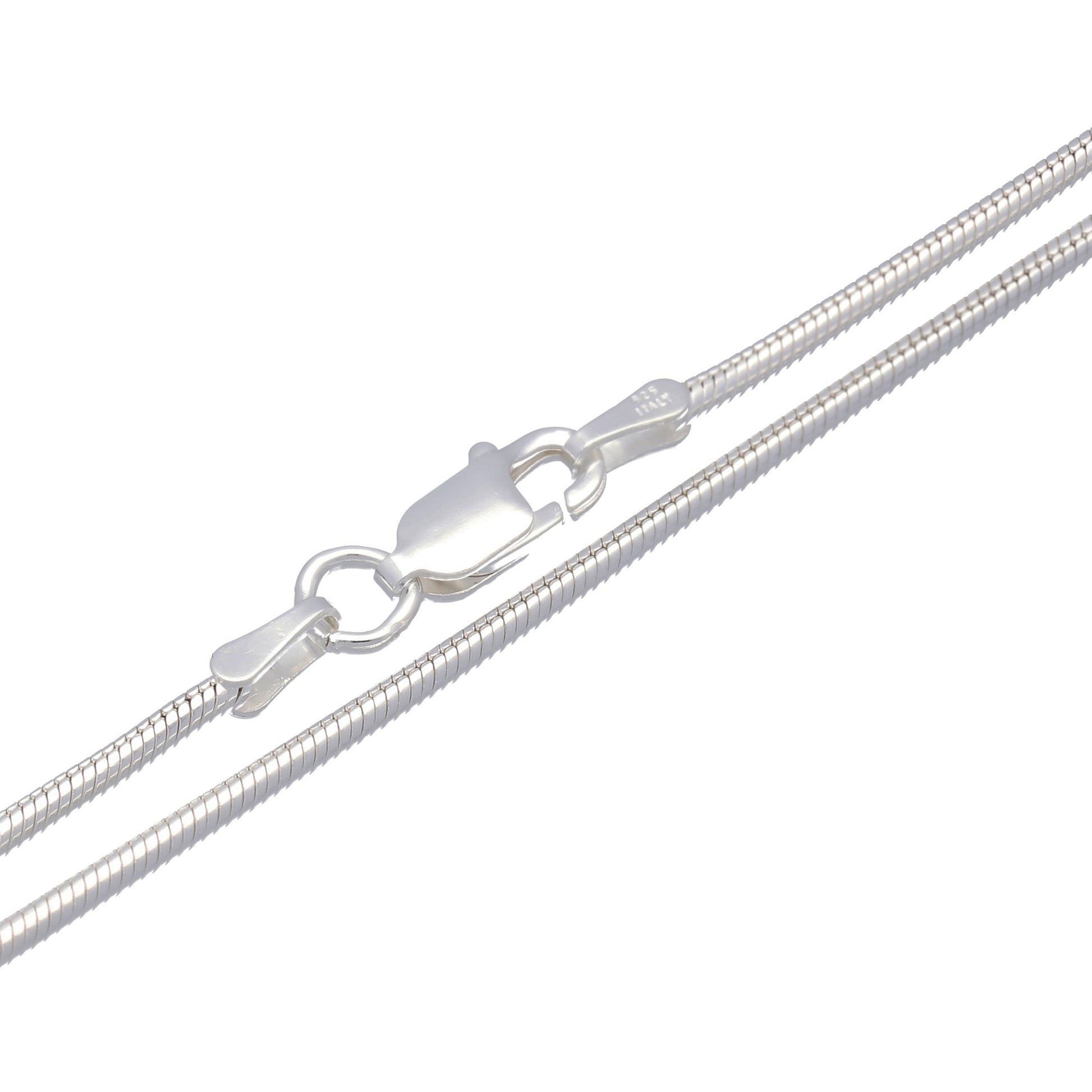 Thick 5mm Sterling Silver Snake Chain Necklace(Lengths  16,18,20,22,24,30)