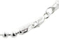 5mm bead ball sterling silver made in italy chain clasp