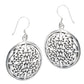 Large Round Disc Celtic Knot Sterling Silver Earrings - Silver Insanity