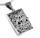 Sterling Silver Aromatherapy Filigree Locket Book Pendant for Essential Oils - Silver Insanity