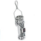 Tall Sterling Silver Moonstone, Amethyst, Garnet, or Peridot Poison Bottle Pillbox Urn Pendant - Silver Insanity