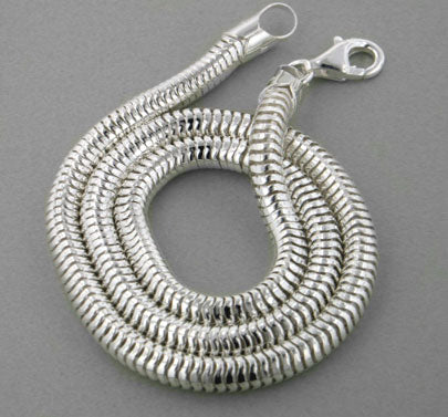 1.5 mm Solid Sterling Silver 925 Italian Round Snake Chain necklace | ZA |  PMC Jewellery