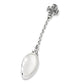 Sterling Silver Fancy Celtic Cross Salt Spoon - Silver Insanity