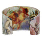 Heavenly Cherub - Angel Cuff Wide Paper and Metal Bracelet - Silver Insanity