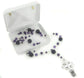 Sterling Silver and Amethyst Catholic Rosary Prayer Beads / Cross Necklace - Silver Insanity