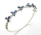 5.6cttw Genuine Blue Sapphire Sterling Silver Bracelet - Silver Insanity