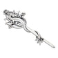 Large Celtic Dragon Cloak or Kilt Sterling Silver Pin Brooch by Maxine Miller - Silver Insanity