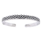 Sterling Silver Classic Celtic Knot Adjustable Cuff Bracelet - Silver Insanity