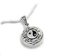 Flowing Sun Yin-Yang Celtic Knot Pendant Sterling Silver 18" Chain Necklace - Silver Insanity