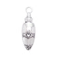 Celtic Knot Claddagh Cremation Urn for Ashes Sterling Silver Jar Pendant - Silver Insanity