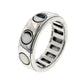 Sterling Silver Lunar Phases of the Moon Spinning Spin Band Ring - Silver Insanity