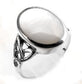 Sterling Silver Mother of Pearl Inlay Celtic Knot Ring - Silver Insanity