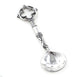 Irish Celtic Knot Sterling Silver Salt Dipper Spoon - 55mm Long - Silver Insanity