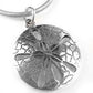 New Sterling Silver Beach Sand Dollar Pendant or Charm - Silver Insanity