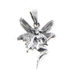 Sterling Silver Cute Fairy or Pixie Charm Pendant - Silver Insanity